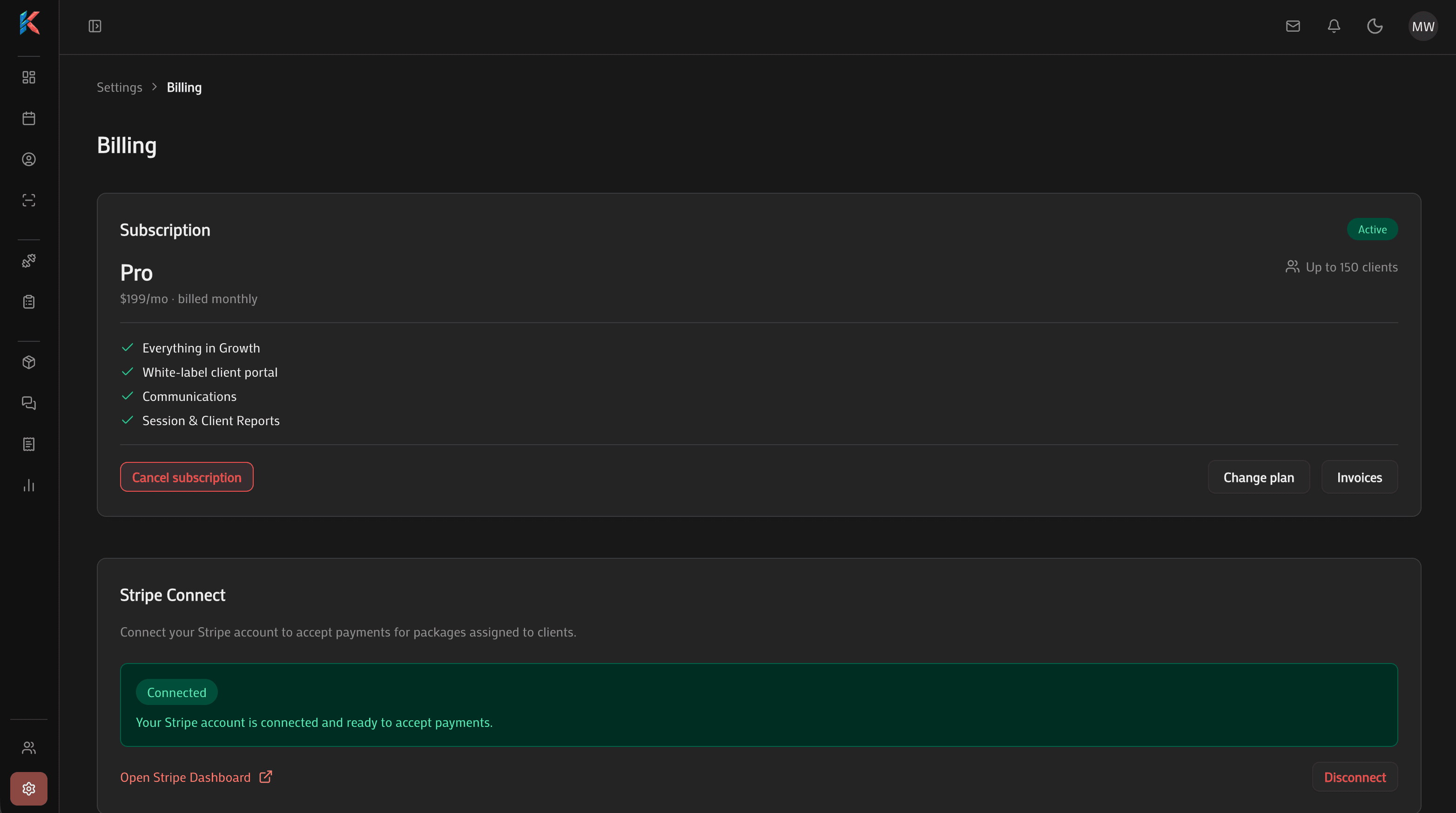 Stripe Connect setup